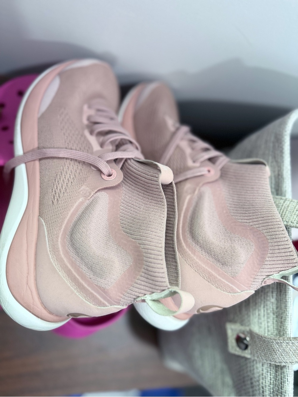 84. Lululemon | Chargefeel Mid Womens Workout Shoe Mink Berry | 8 - Picture 2 of 3